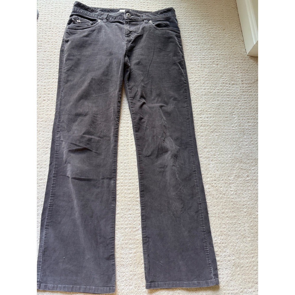 Horny Toad Corduroy Pants 8 Gray Straight Leg Gorpcore Cabincore Rustic